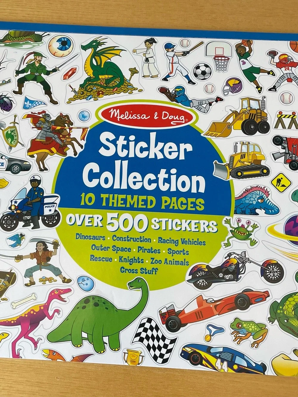 Bundle of 3 Melissa & Doug Sticker Collections - Multicolor